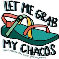 Thumbnail for Let Me Grab My Chacos Sticker