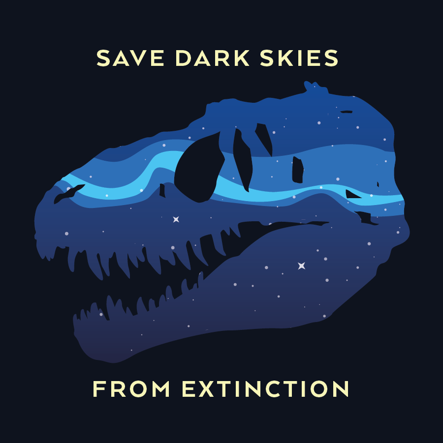 Save Dark Skies from Extinction Sticker