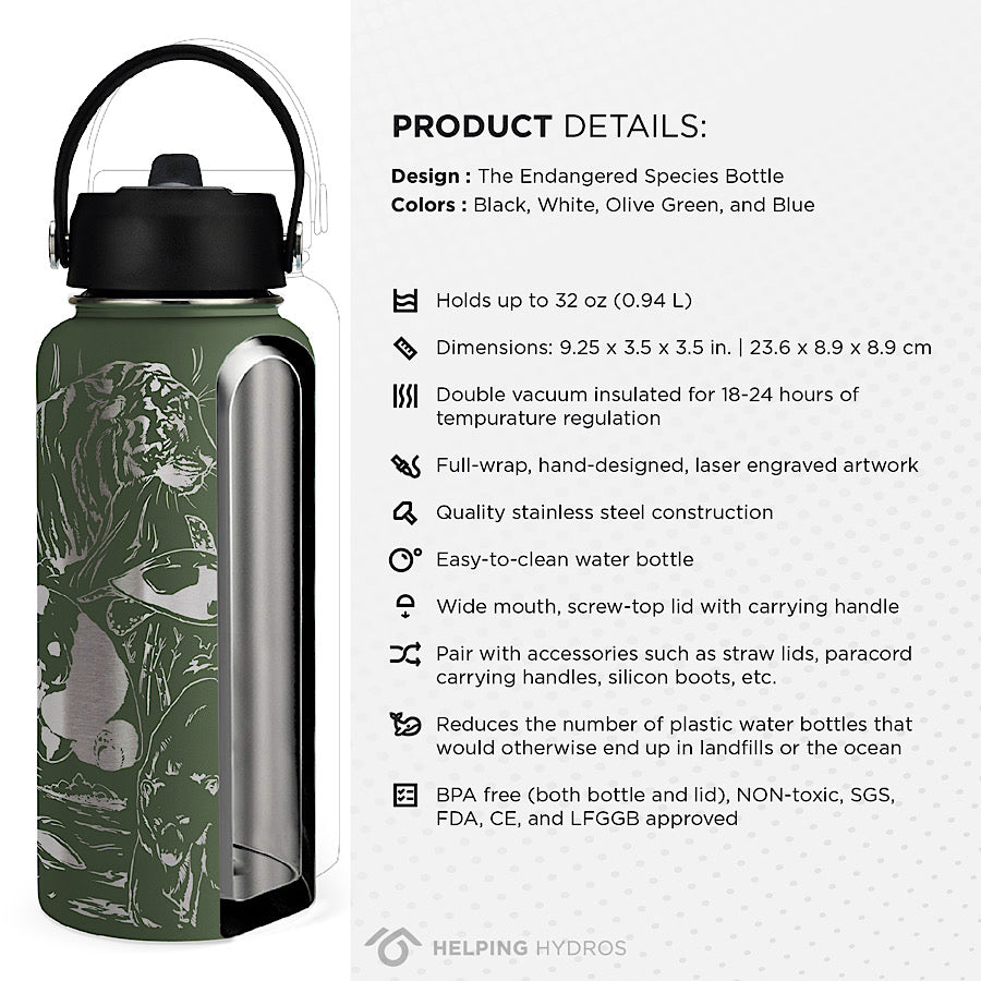 Endangered Species Bottle - Support the World Wildlife Fund