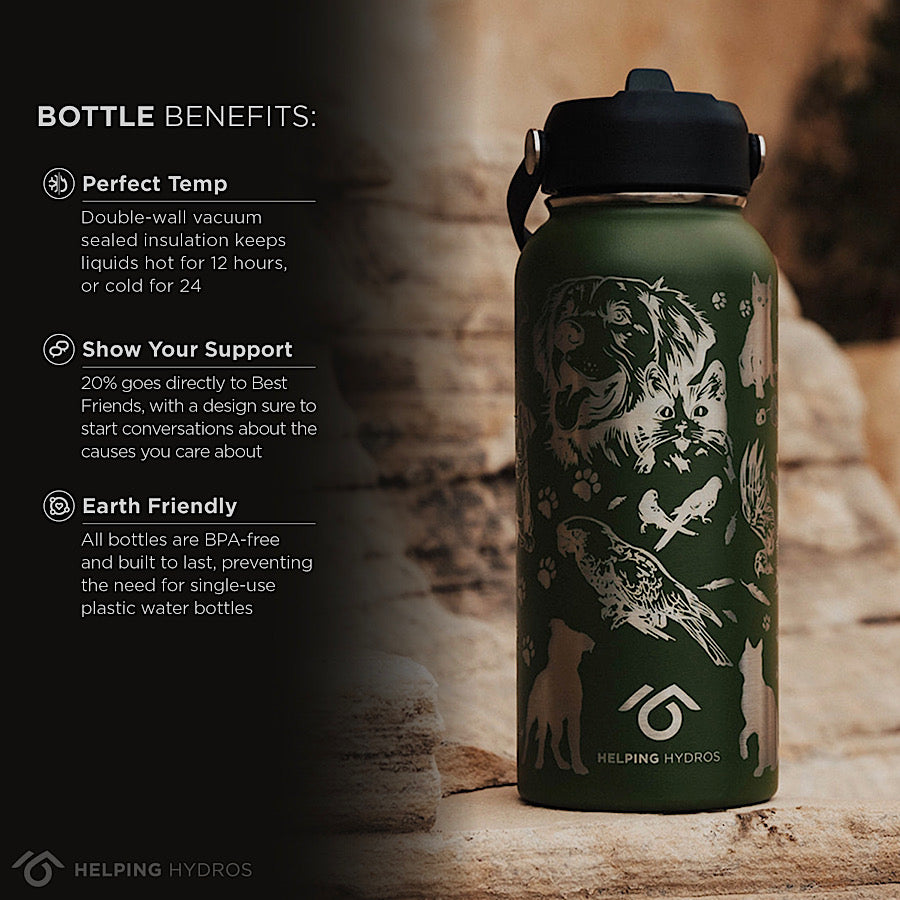 Animal Rescue Bottle - Support The Best Friends Animal Society